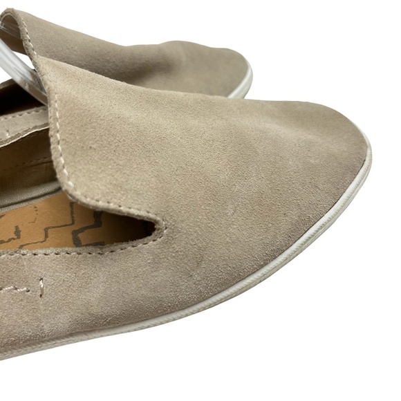 DOLCE VITA Genuine Leather Taupe Beige & Coral Flats Slip On Loafers Shoes sz 8. - Picture 4 of 16